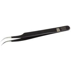 RS PRO, Pinzette, ESD epoxy coated tweezers curved 120mm