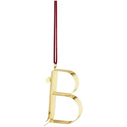 Georg Jensen, Christbaumschmuck, Weihnachtsbuchstaben Anhänger B Karat