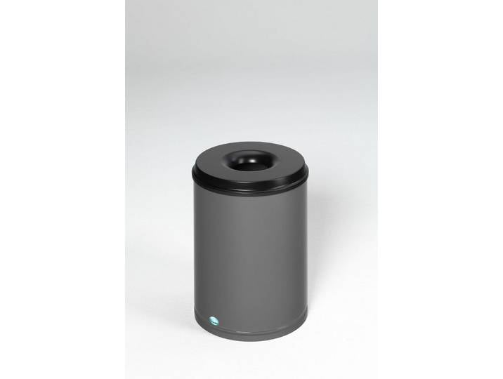 PROREGAL® Papierkorb Selbstlöschender Papierkorb 50L 53x37x37cm Grau