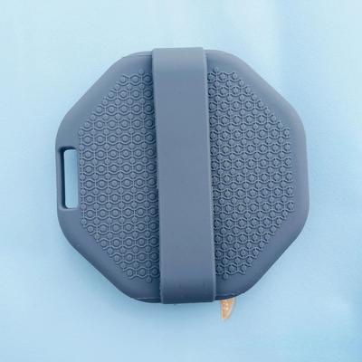 Uplifted Goods Silicone Exfoliating Bath Brush 1pc Grey