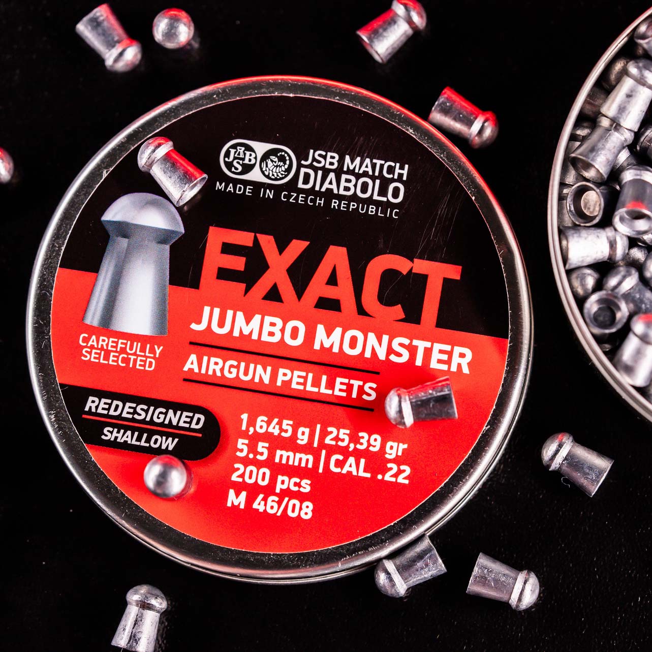 JSB Exact Jumbo Monster Redesigned Shallow 5,52mm - 1,645g 200st