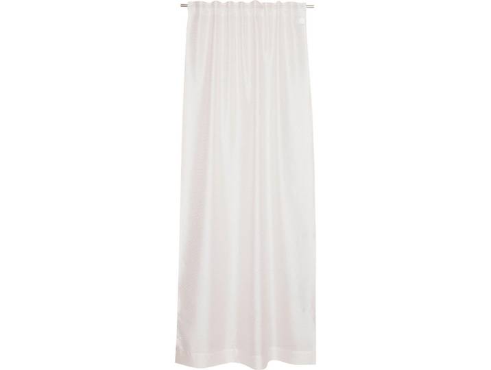 Schöner Wohnen Vorhangschal, Creme, Uni, 130x250 cm, für Stange und Schiene geeignet, Heimtextilien, Vorhänge, Fertigvorhänge