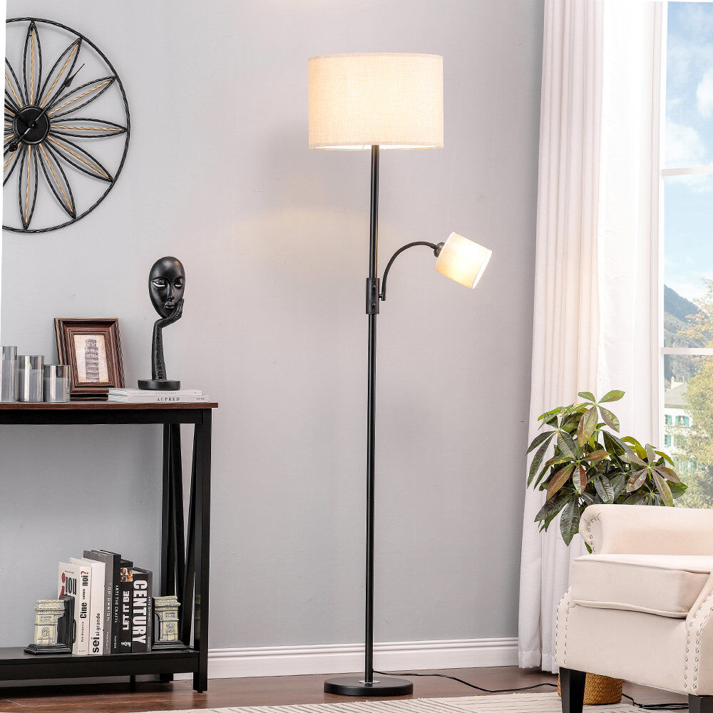 17 Stories Minanya 177Cm Black Tree Floor Lamp 177cm H X 38cm W X 38cm D
