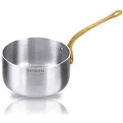 Pensofal 4907-E Academy Class Saucepan With One Cast Brass Handle 16cm, Pfanne + Kochtopf, Silber