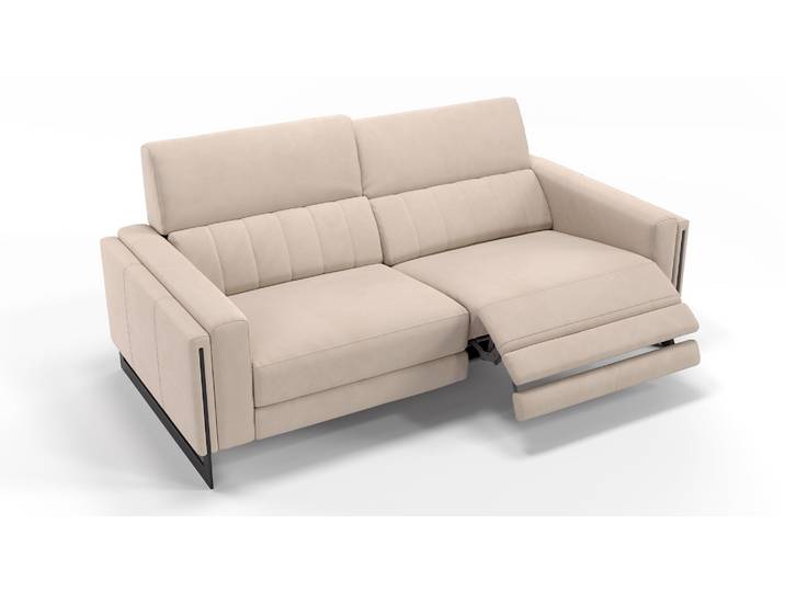 Stoff Couchgarnitur MARA 2-Sitzer Couch