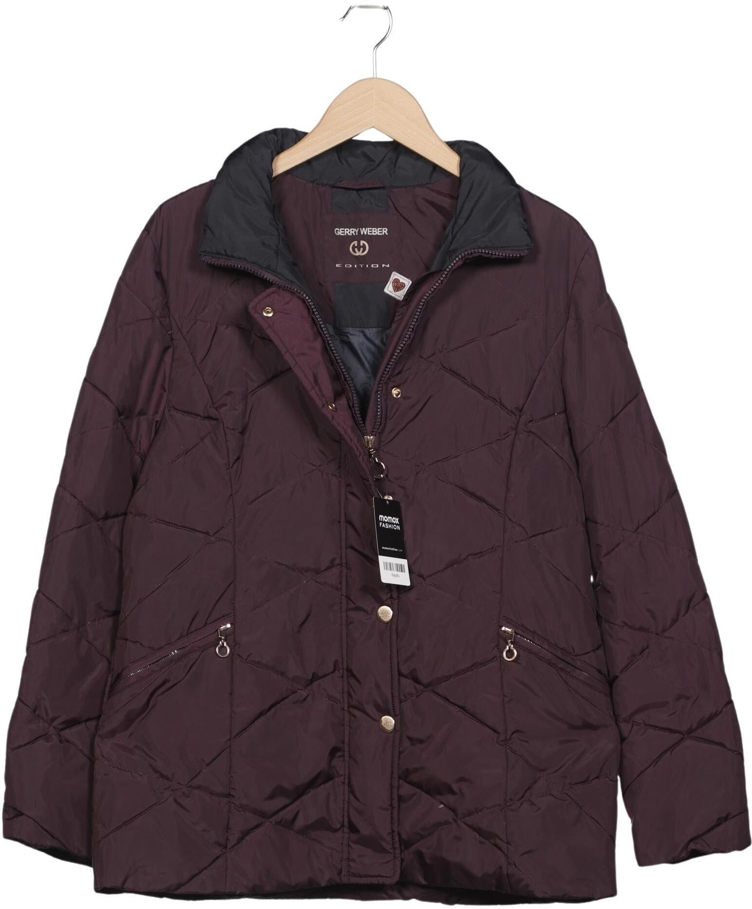 Gerry Weber Damen Jacke, Bordeaux, Gr. EU 38, Synthetik / Daunen - Second Hand