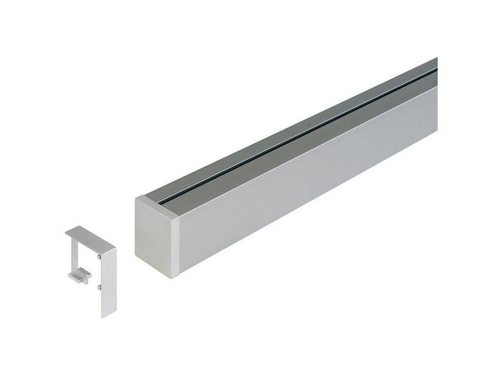 HKT Küchenreling, Edelstahlfarben, Metall, 120x2.9x2.2 cm, erweiterbar, Küchen, Küchenmöbel