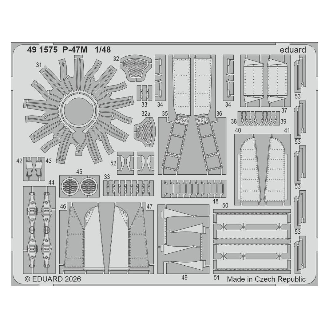 Eduard P-47M for Miniart (491575)