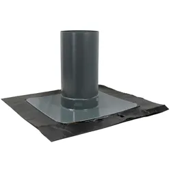Flachdach-Unterteil DN 200 mit Bitumen-Flansch