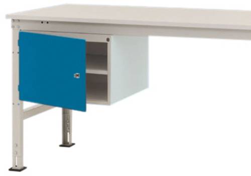 Manuflex ZB4715.0002 Gehäuse-Unterbau UNIVERSAL Stationär, Nutzhöhe 300mm mit 1 Tür links angeschlagen. Für Tischtiefe 1000mm