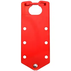 Brady, Zubehör Maschine, Sicherheits - Blockierbügel, blanko, Rot, 76,2 x 184,1mm (1 VE = 5 Stück)