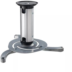 Neomounts Beamer-Deckenhalterung BEAMER-C80, grau, 15 kg Tragkraft, 7 cm höhenverstellbar, neigbar, 360° drehbar