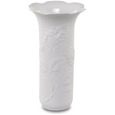 Dekovase KAISER PORZELLAN "Rosengarten", bunt, B:11cm H:18cm, Biskuitporzellan, Vasen, Biskuit-Porzellan