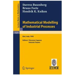 Mathematical Modelling of Industrial Processes, Fachbücher von Stavros Busenberg