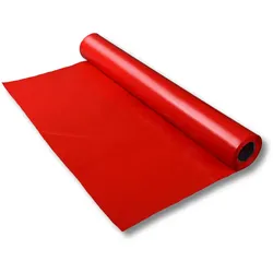 1x LDPE-Folie Dekofolie Tischdecke rot opak 2300mm x 50m 100my