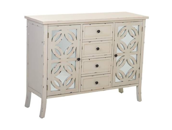 Wanderlust Anrichte 110x037x84, Grau, Holz, 110x84x37 cm, Esszimmer, Anrichten
