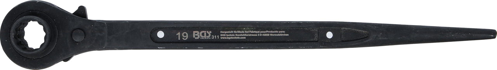 BGS Technic 311 Steigerbouwers-klem, 19 x 24 mm