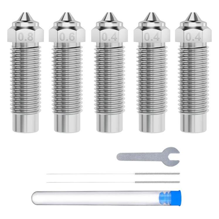 Elegoo Multi-size hardened steel nozzle pack for Neptune 4 Max/4 Plus (Düse) (50.204.0090)