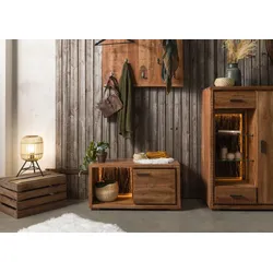 Kommode Akazie 88x40x45 natur lackiert BARK #124