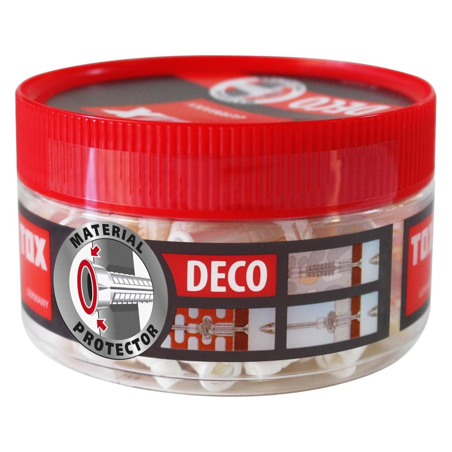 Tox Allzweckdübel Deco in Runddose (25 Stk.) (016260101)