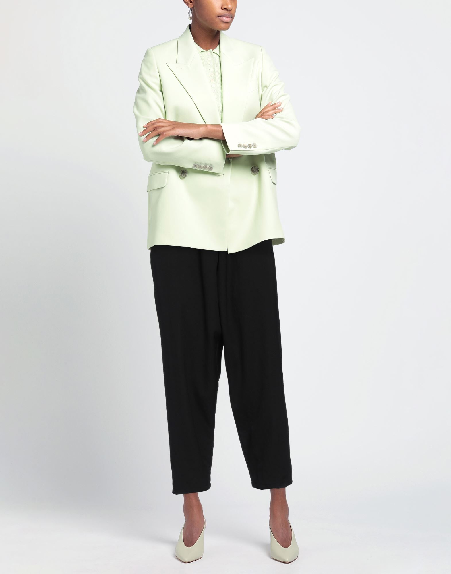 Limi Feu Pantalones Mujer Negro 36 Mujer