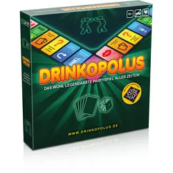 Brettspiel - Drinkopolus Partyspiel für Erwachsene inkl. Spiel "Theke"