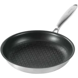 Silverstar Edelstahlpfanne 24 cm Wabenstruktur