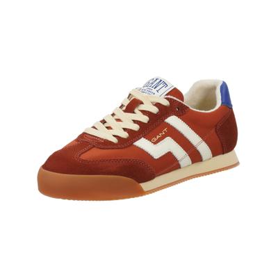 Sneaker GANT "Gant Sneaker Nubukleder/Textil", Damen, Gr. 37, Textil, rot (orange), Nubukleder, Textil, Schuhe Sneaker