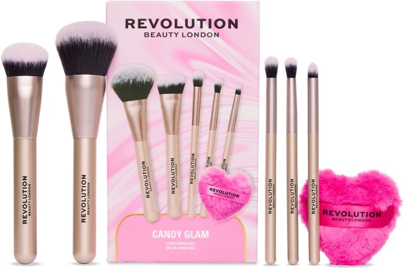 Revolution Candy Glam Brush Set brush set 1 pc