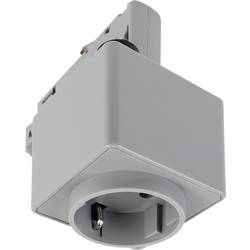 Deko Light 710025 D Line Hochvolt-Schienensystem-Komponente Steckdose Fenstergrau