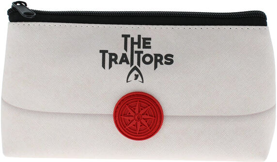The Traitors Textured PU Pencil Case by Blueprint Collections - 21 cm x 11.5 cm x 5 cm