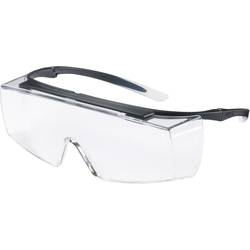 uvex super f OTG 9169585 Schutzbrille inkl. UV-Schutz Schwarz, Weiß