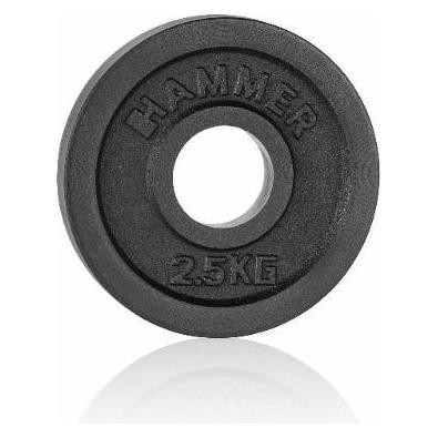 Hammer Fitness Hantelscheibe 50 mm 2,5 kg (1 x 2.5 kg) (17021)