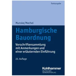 Hamburgische Bauordnung, Fachbücher von Friederike Mechel, Michael Munske, Igor Alexejew