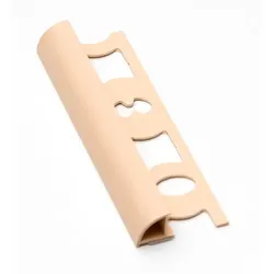 Profil-EU Abschlussprofil "rund" pfirsich, PVC, Länge 250 cm, Kantenhöhe 8 mm, L825026