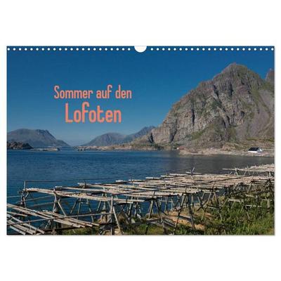 Sommer auf den Lofoten (Wandkalender 2026 DIN A3 quer), CALVENDO Monatskalender