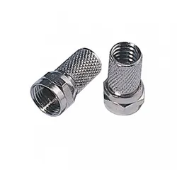F-Stecker für Koax-Kabel