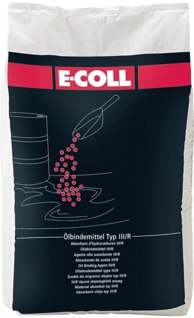 E-COLL Absorbant d’huile, type III/R, sac 30L, grossier (4317784612272)