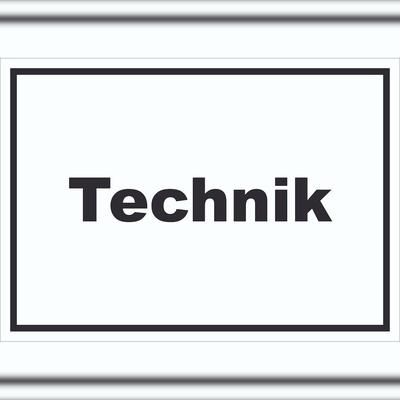 HB-Druck Technik Schild mit Text Hauswirtschaftsraum waagerecht A1 (594x841mm)