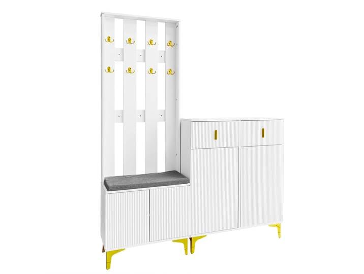 Ensemble entrée avec banc à chaussures, meuble à chaussures