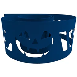 zaun|zu® Sichtschutzstreifen PREMIUM Happy Halloween Zaun Enzianblau 2,55m