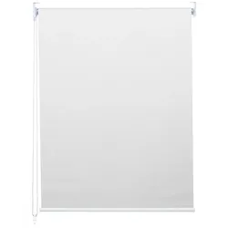 Décoshop26 - Verdunkelungsrollo für Fenster Sonnenschutz seitlich zu bedienen 60 x 230 cm blickdicht weiß 04_0004592