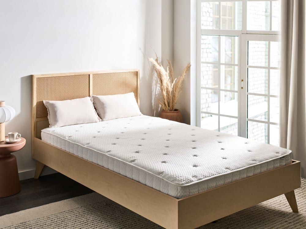 Beliani Matelas en mousse blanc 120x200 Blanc 200x20x120cm