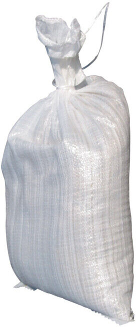 Sac de sable en tissu PP blanc 400x600mm avec lien de fixation ; Becker (70812825)