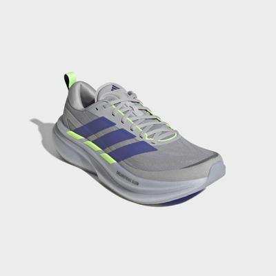 Laufschuh ADIDAS PERFORMANCE "SUPERNOVA GLIDE RUNNING", Herren, Gr. 46, grau (grau two, signal grün, signal grün), Textil, Schuhe Laufschuh, für mehr Komfort