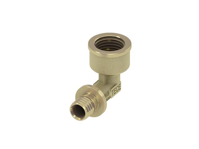 Tece flex Winkelübergangsmuffe Dim. 20 x Rp 3/4", Siliziumbronze, 708103 708103