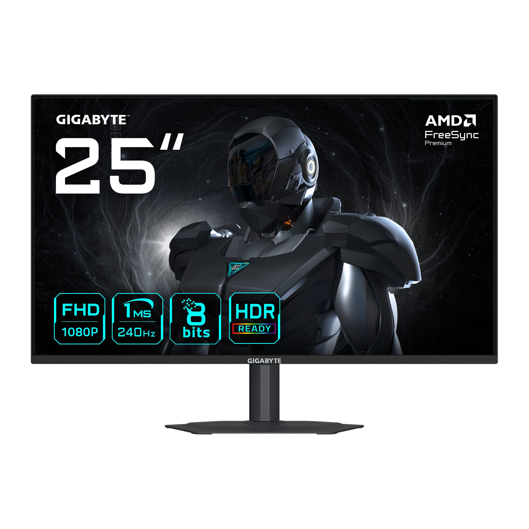 GIGABYTE G25F2A 24.5 Zoll Full HD Fast IPS Panel 16:9 240 Hz Gaming Monitor