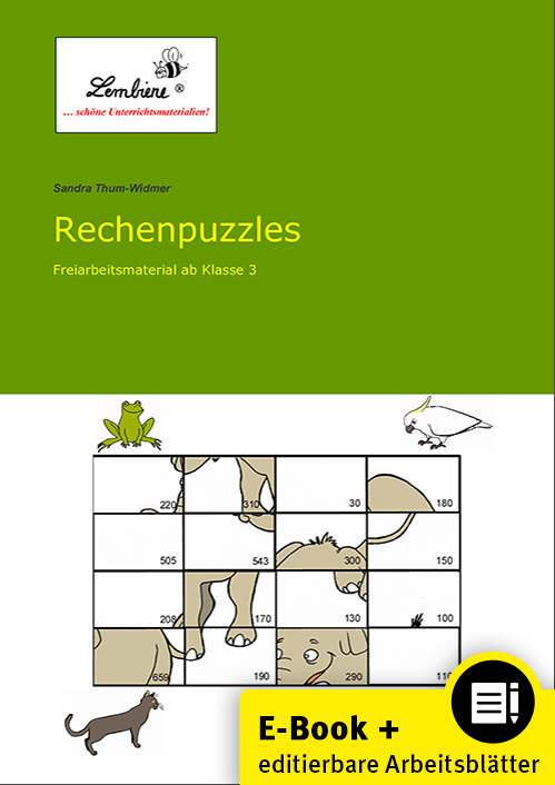 Lernbiene Rechenpuzzles