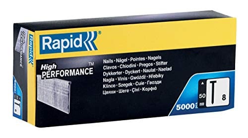 Rapid No. 8 stuiknagels van staal, 50 mm, 5.000 stuks
