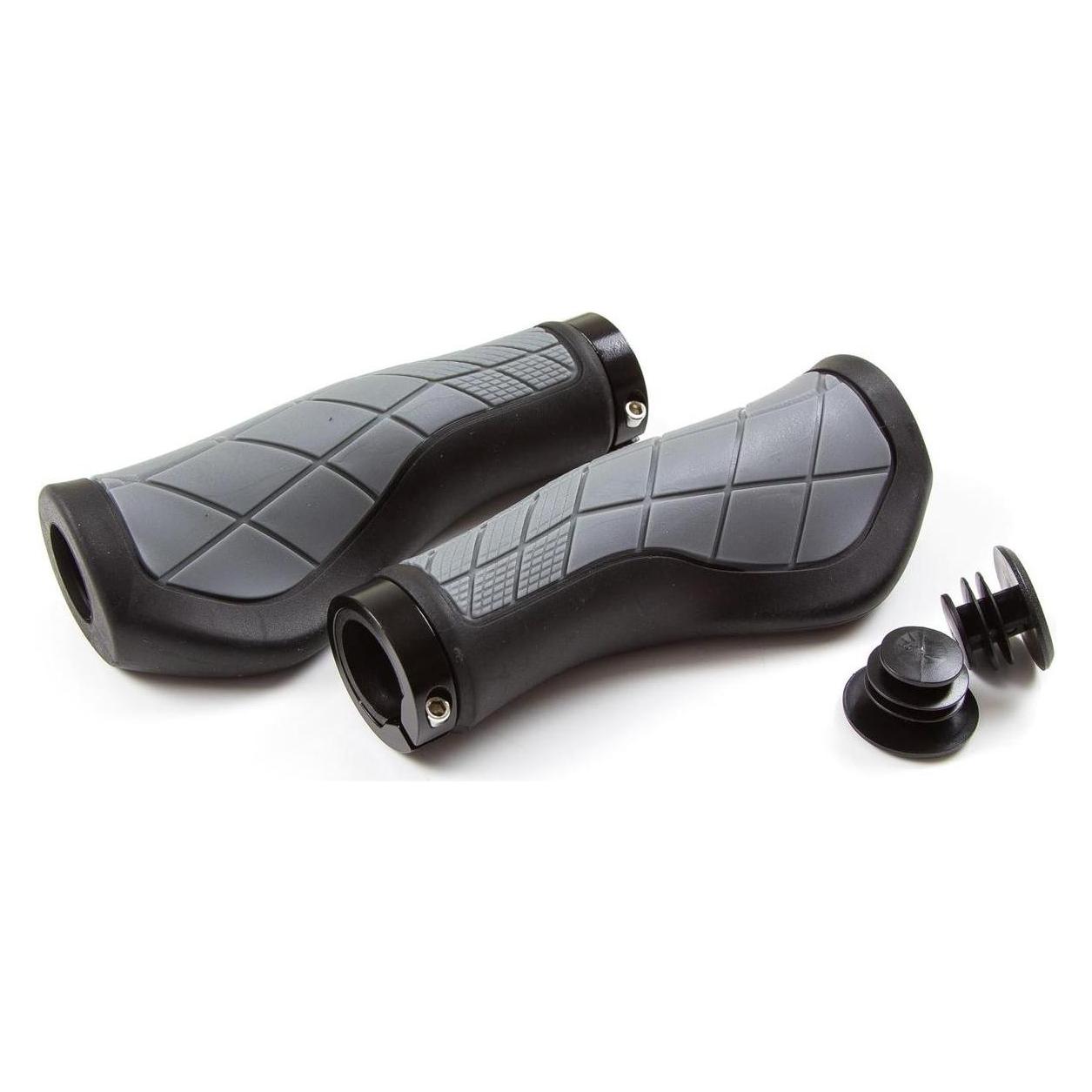 Clarks CE-315, Lenkerlenkrad, ergonomisch, schwarz und grau, schwarzer Ring (309554-uniw)